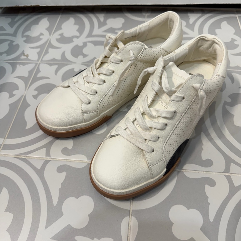 Dolce Vita White Sneakers size 8.5
